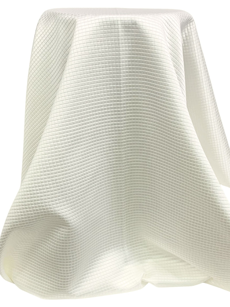 Alabaster Polyester/Acetate Satin Brocade 60W