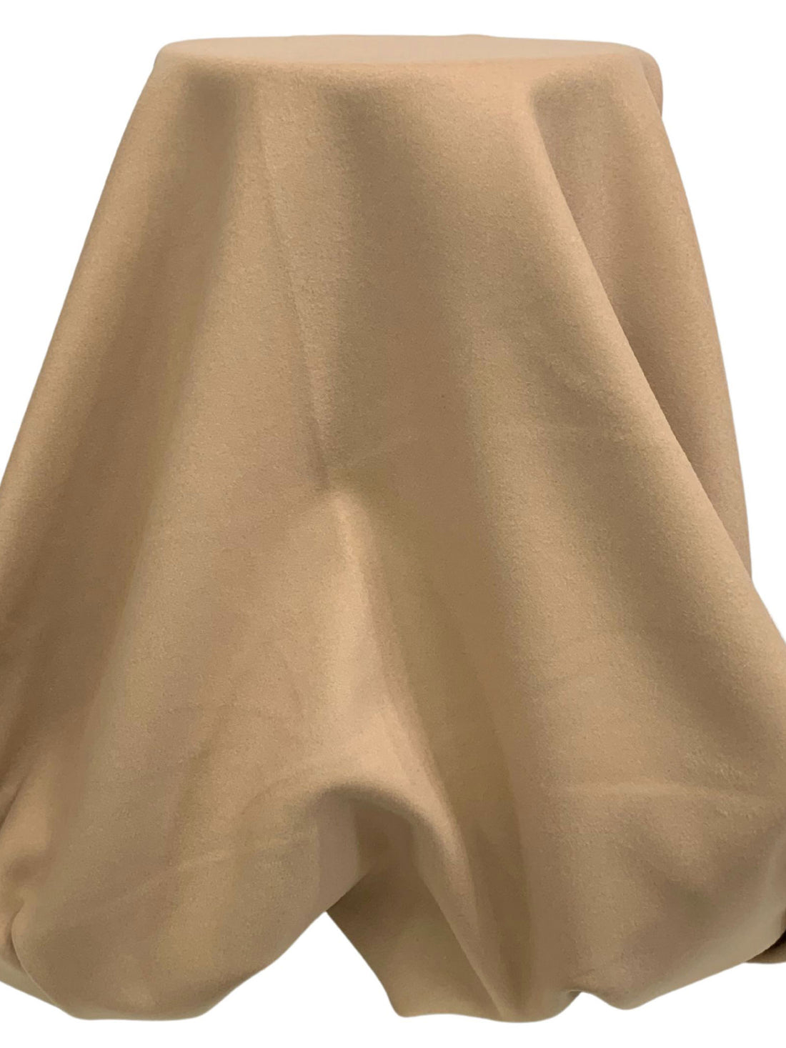 Burlywood Wool/Cashmere Coating - Imported From England - 53W