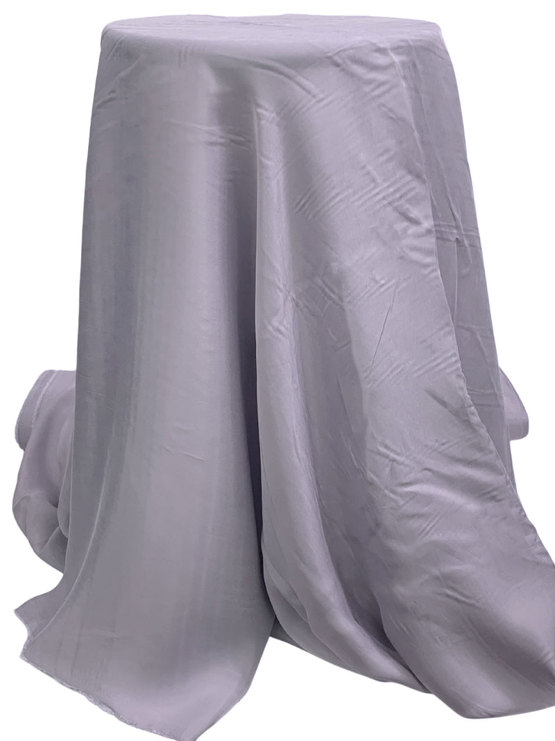 Lilac Luster 100% Cupro Rayon Sandwashed Fine Twill - NY Designer - 55W