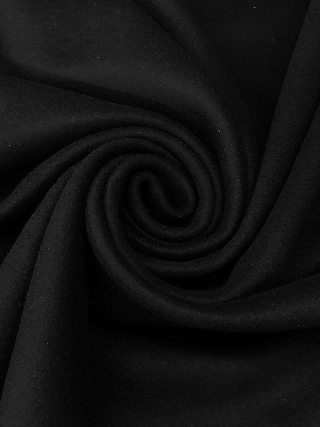 Black Wool/Cashmere Coating - Imported From England - 53W