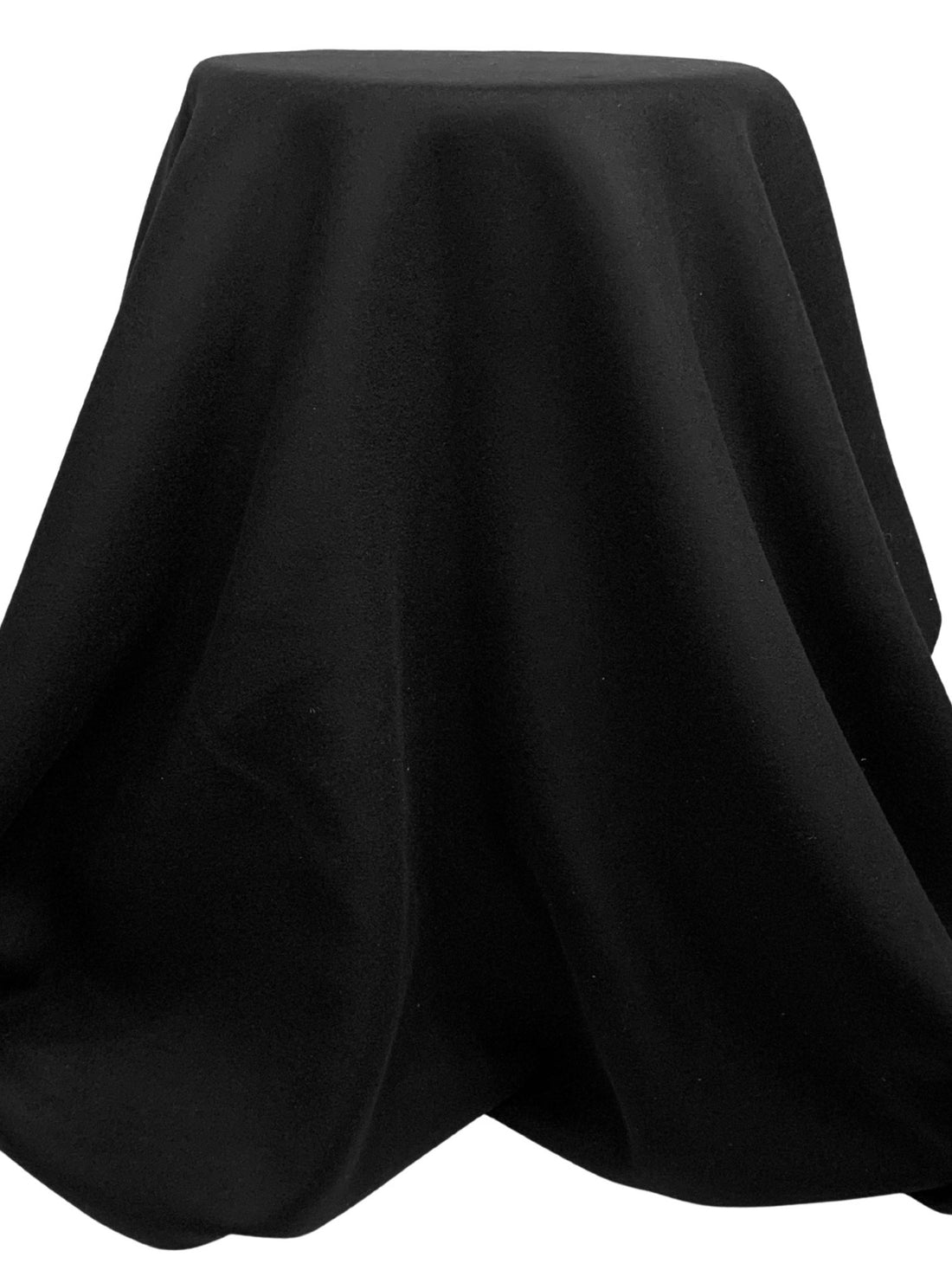 Black Wool/Cashmere Coating - Imported From England - 53W