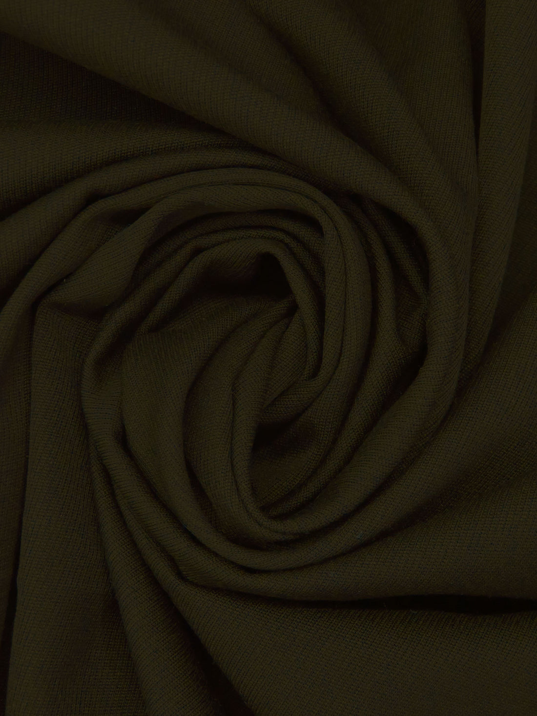 Midnight Army Green Wool/Polyester/Nylon Mini Cavalry Twill Suiting 60W