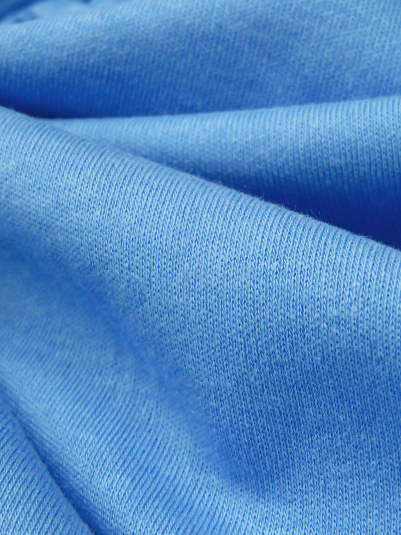 Cornflower Cotton/Polyester Interlock Knit 54W