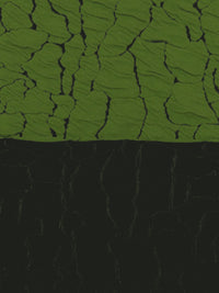 Dark Moss Green/Black Polyester/Rayon/Lycra Abstract Crackle Weave Jacquard Double Knit 55W