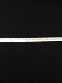 Black/Light Gray Polyester/Rayon/Lycra Vertical Pinstripe Stretch Suiting 58W