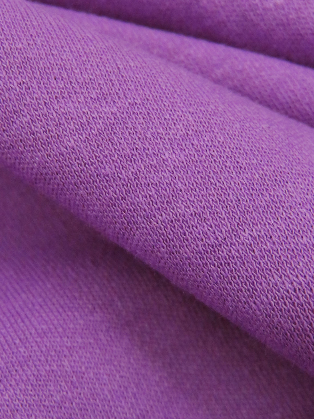 Dusty Heliotrope Purple Cotton/Polyester Interlock Knit 58W