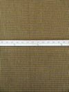 Washed-Out Goldenrod/Black/Dark Lava 100% Cotton Small Houndstooth Suiting - NY Designer - 44W