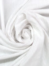 White 100% Cotton Double Gauze - NY Designer - 58W