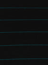 Black/Deep Sea Blue Rayon/Lycra Horizontal Stripe Weave Jersey Knit - Spirit House - 58W