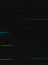 Black/Deep Sea Blue Rayon/Lycra Horizontal Stripe Weave Jersey Knit - Spirit House - 58W