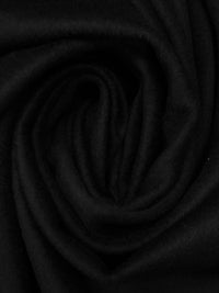Spider Black 100% Wool Napped Suiting - NY Designer - 60W