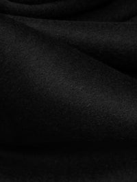 Spider Black 100% Wool Napped Suiting - NY Designer - 60W
