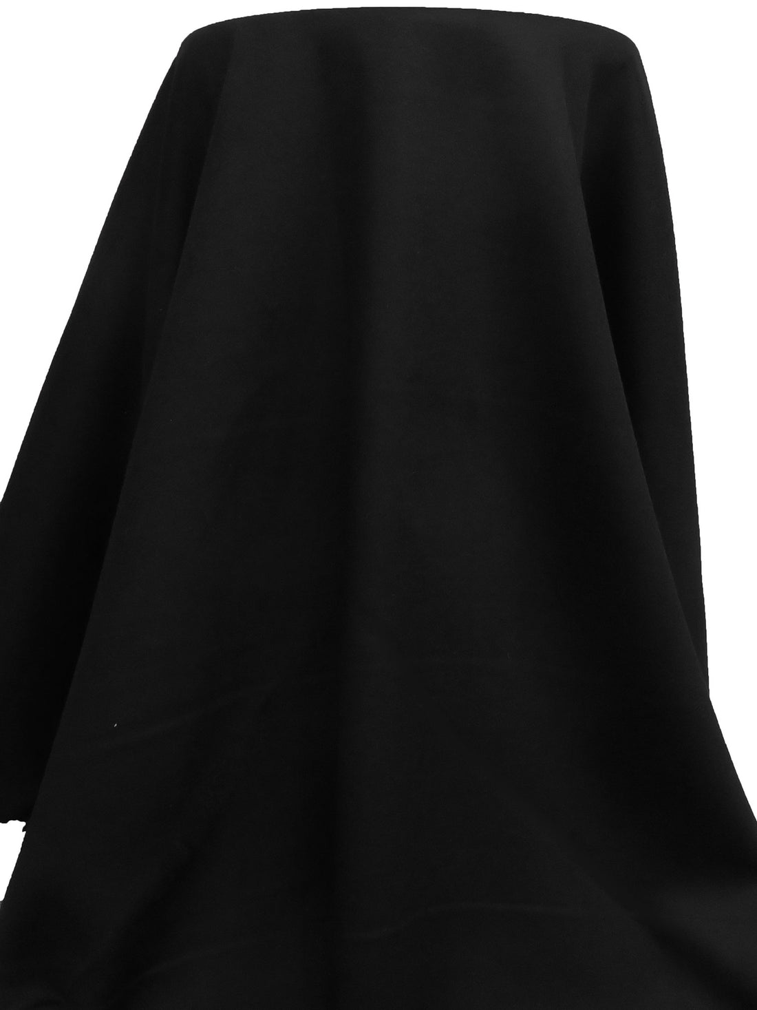 Spider Black 100% Wool Napped Suiting - NY Designer - 60W