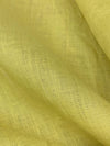 Flax Yellow 100% Linen Handkerchief Linen - Spirit House - 48W