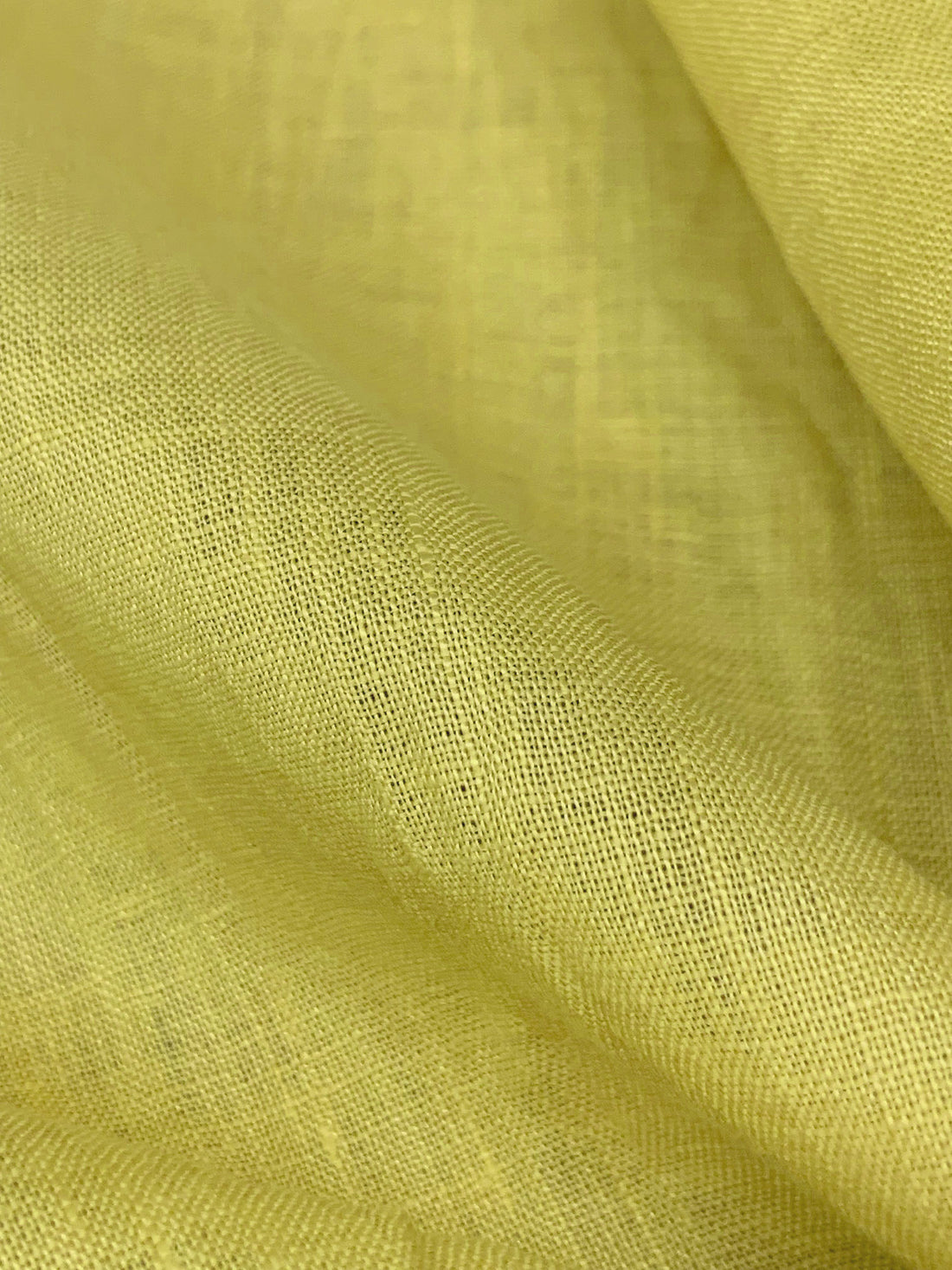 Flax Yellow 100% Linen Handkerchief Linen - Spirit House - 48W