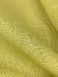 Flax Yellow 100% Linen Handkerchief Linen - Spirit House - 48W