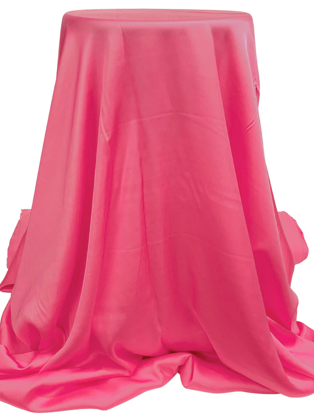 French Pink 100% Rayon Satin-Faced Challis - Corey Lynn Calter - 56W