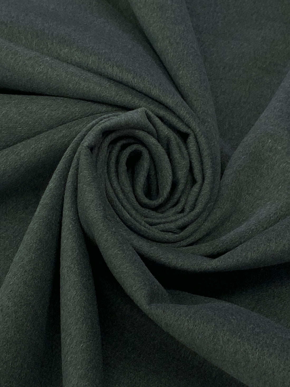 Dark Pewter Gray Polyester/Rayon Heathered Brushed Coating 56W
