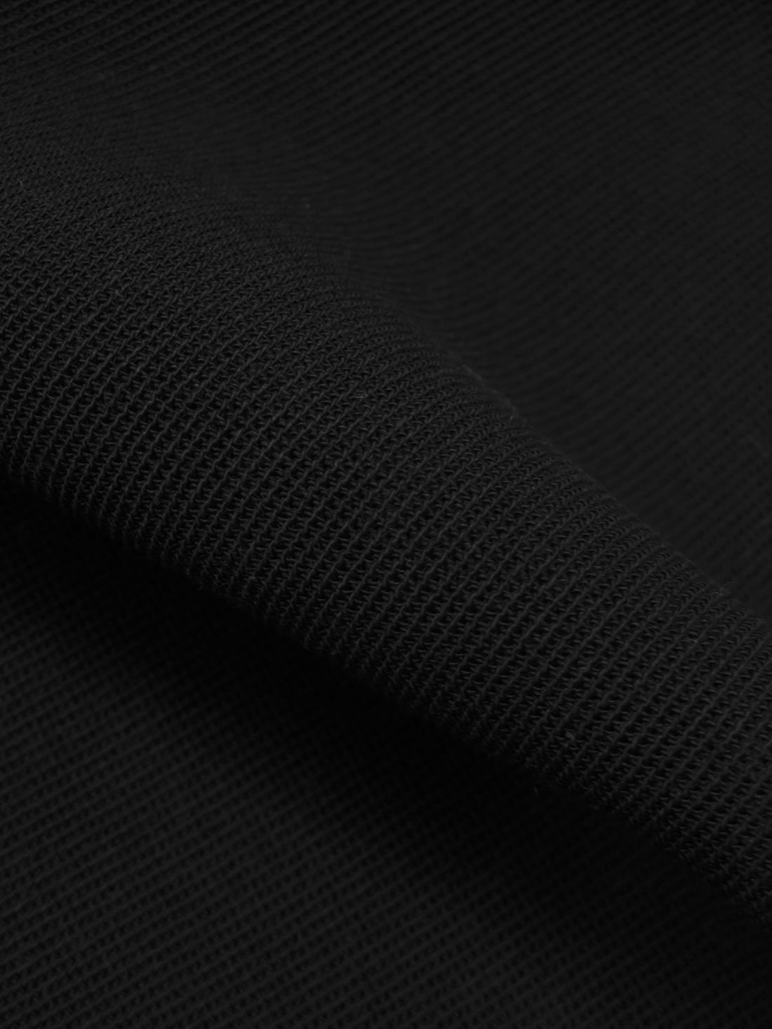 Spider Black 100% Wool Tricotine Suiting - NY Designer - 56W