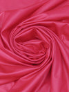 Neon French Raspberry Pink Polyester/Lycra Faux Leather-Look Knit - NY Designer - 58W