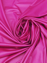 Fuchsia Pink Polyester/Lycra Faux Leather-Look Knit - NY Designer - 58W