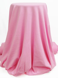 Cherry Pink Cotton/Polyester Fine Rib Knit 52W