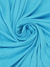 Deep Sky Blue Cotton/Polyester Interlock Knit 59W