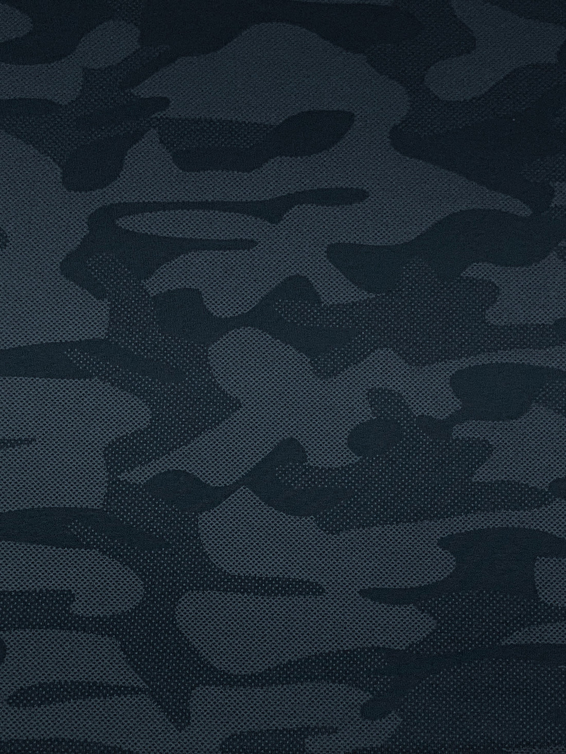 Dark Navy Nylon/Lycra Camouflage Print Activewear Knit 59W