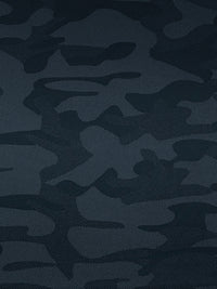 Dark Navy Nylon/Lycra Camouflage Print Activewear Knit 59W