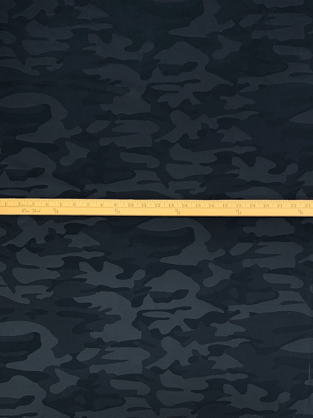 Dark Navy Nylon/Lycra Camouflage Print Activewear Knit 59W