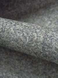 Cliff Face Gray 100% Wool Melton Coating - NY Designer - 57W