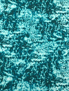 Midnight Spruce/Teal Blue/Pale Turquoise Nylon/Lycra Abstract Print Activewear Knit 59W