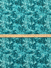 Midnight Spruce/Teal Blue/Pale Turquoise Nylon/Lycra Abstract Print Activewear Knit 59W