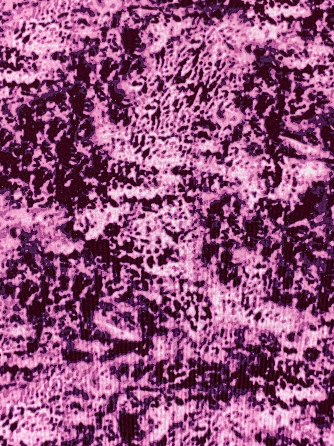 Pearly Purple/Black/Dark Purple Nylon/Lycra Abstract Print Activewear Knit 59W