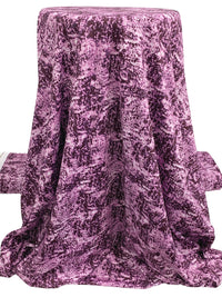 Pearly Purple/Black/Dark Purple Nylon/Lycra Abstract Print Activewear Knit 59W