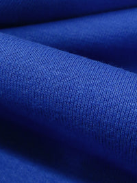 Imperial Blue Cotton/Polyester Sweatshirt Fleece 60W