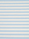 Beau Blue/White Cotton/Polyester Horizontal Stripe Weave Interlock Knit 60W