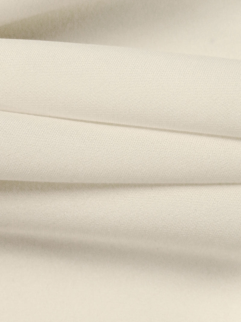 Antique White 100% Silk Double Georgette - NY Designer - 43W