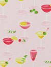 Pink Lemonade/Kelly Green/Paradise Pink/Multi Organic Cotton/Lycra Mixed Drinks Print Jersey Knit - NY Designer - 60W