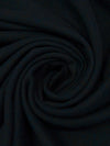 Dark Blue/Black 100% Polyester Heathered Rib Sweater Knit 57W