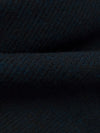 Dark Blue/Black 100% Polyester Heathered Rib Sweater Knit 57W