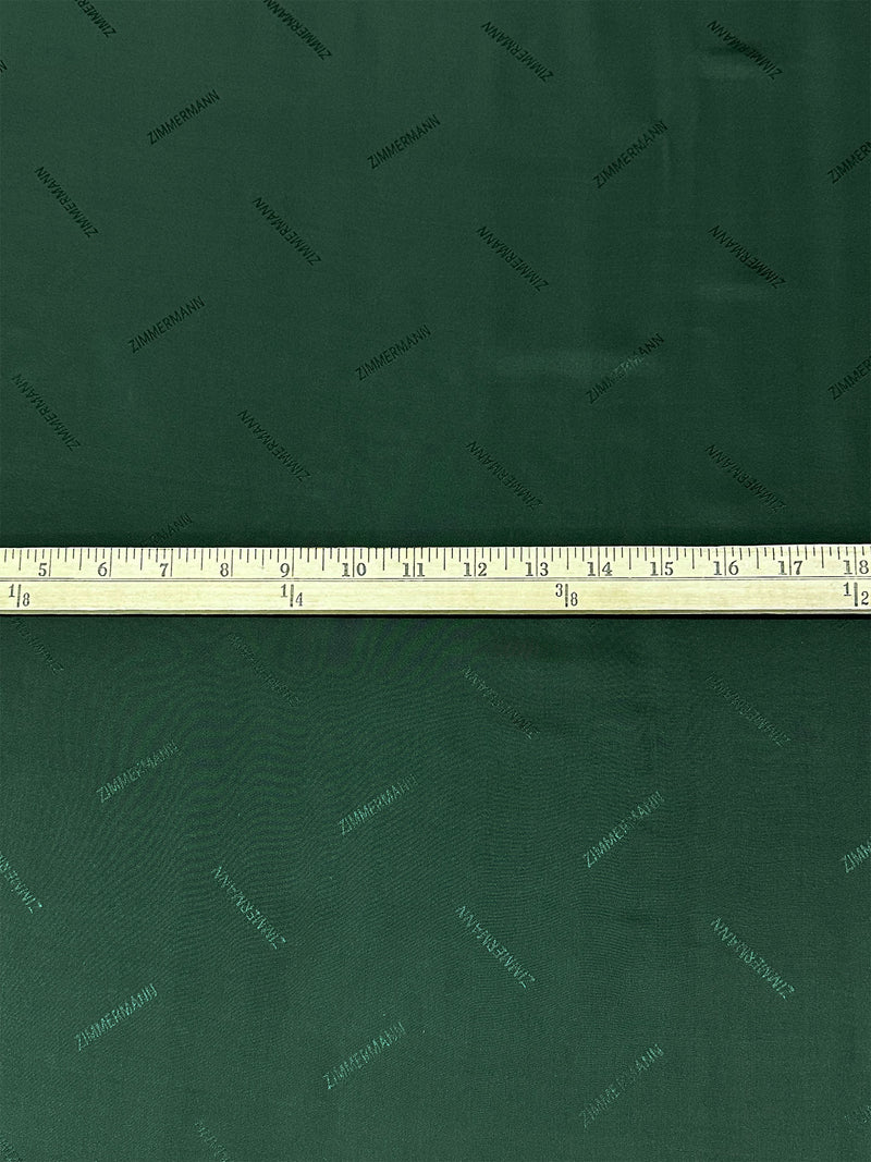 Evergreen 100% Silk Novelty Text Jacquard Twill - NY Designer - 54W