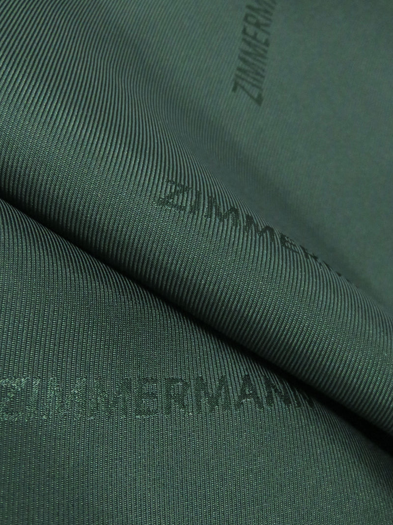 Evergreen 100% Silk Novelty Text Jacquard Twill - NY Designer - 54W