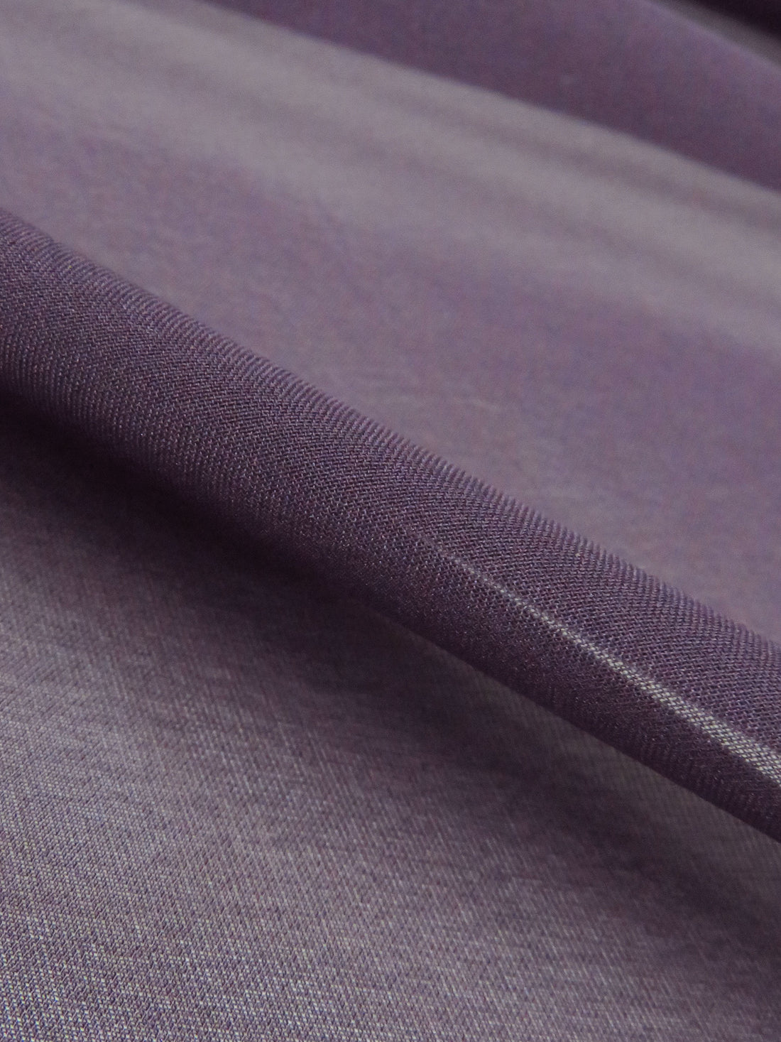 Soft Eggplant 100% Silk Chiffon - NY Designer - 52W