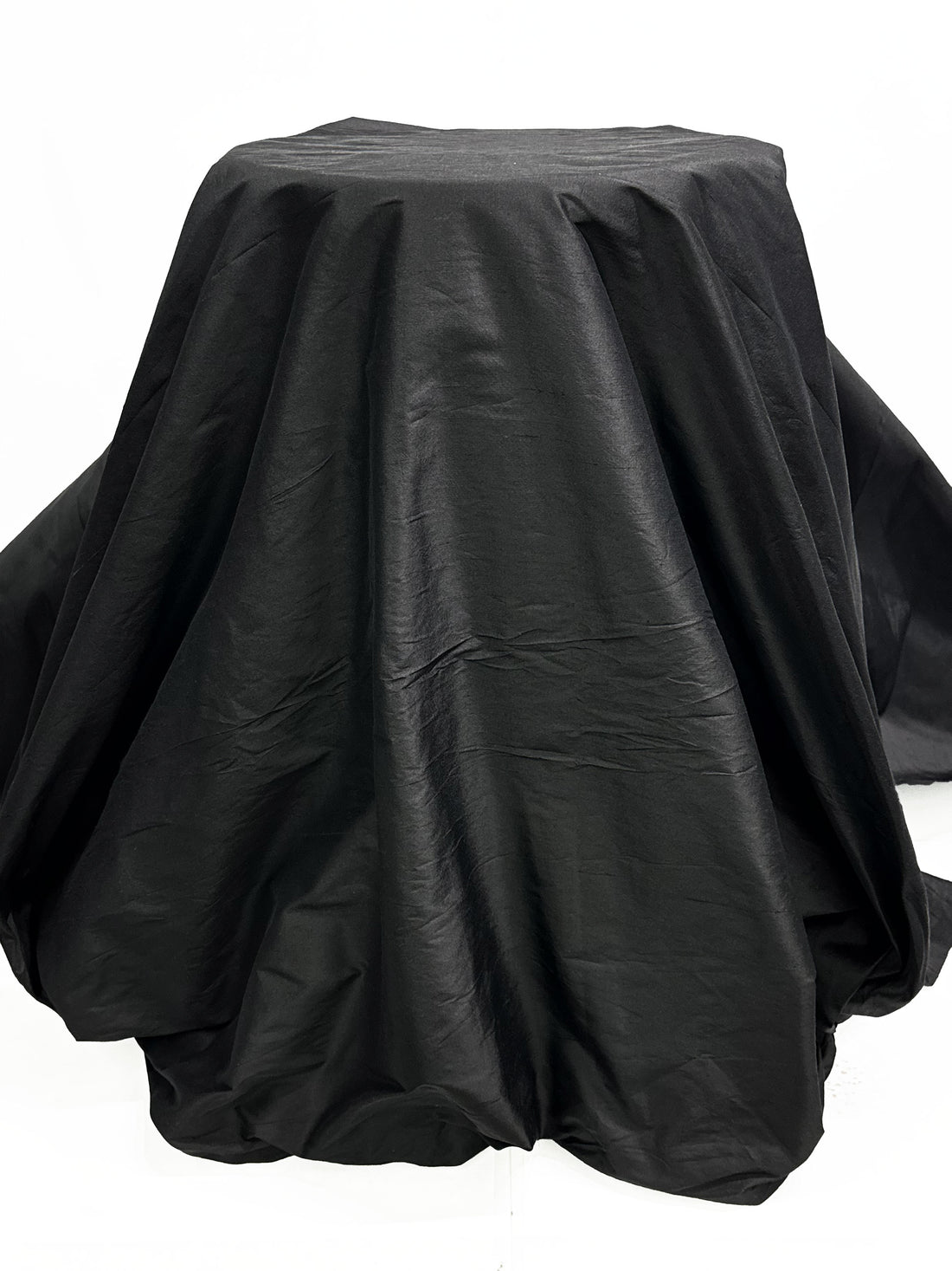 Cauldron Black 100% Silk Dupioni - NY Designer - 56W