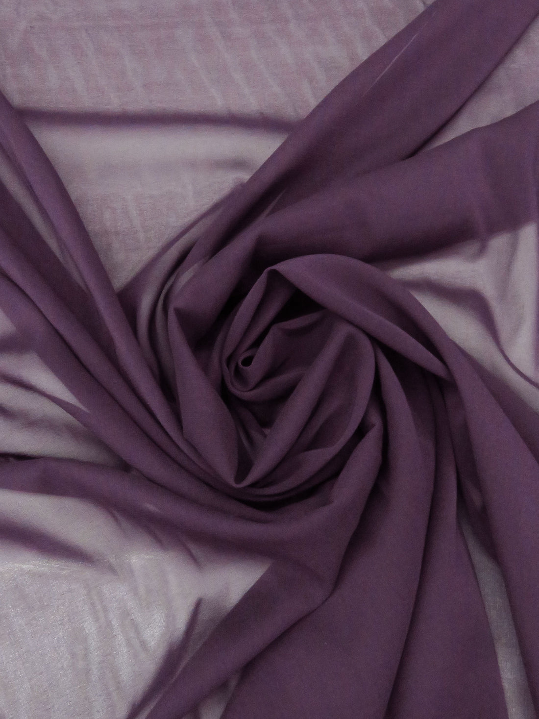 English Violet Silk/Lycra Stretch Chiffon - NY Designer - 50W