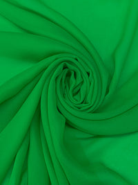 Green Silk/Lycra Georgette - NY Designer - 53W