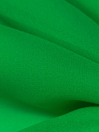 Green Silk/Lycra Georgette - NY Designer - 53W