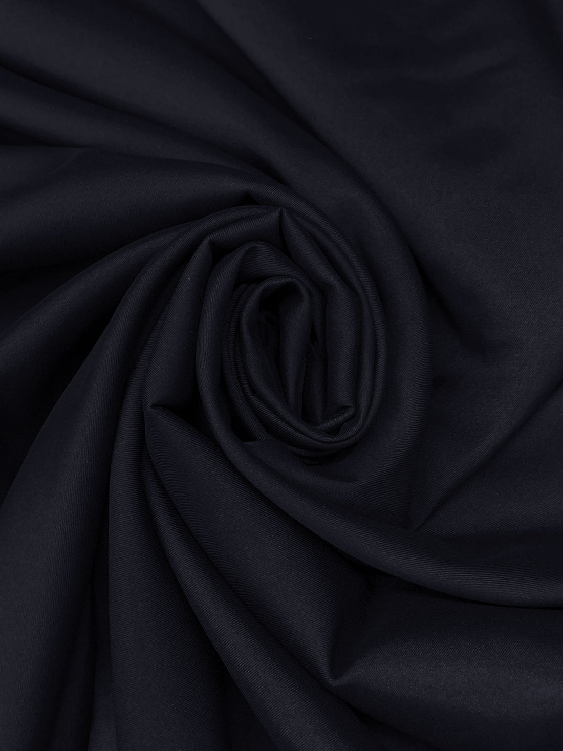 Midnight Navy Silk/Lycra Twill - NY Designer - 54W