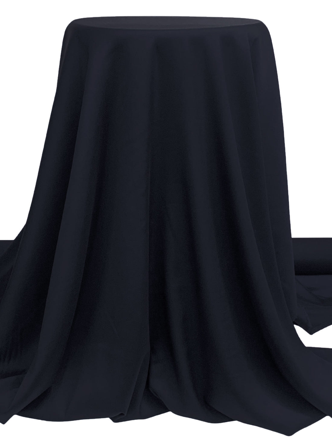 Midnight Navy Silk/Lycra Twill - NY Designer - 54W